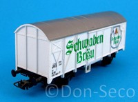 Liliput Kühlwagen der DB Schwaben Bräu Bierwagen Spur H0 NEM
