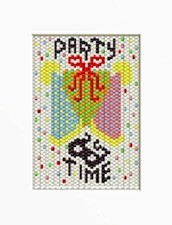 Party Time Beaded Banner Pattern