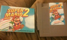 Super Mario Bros. 2  (NES, 1988) with manual 