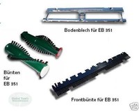 SET  3 -teilig geeignet für Vorwerk Elektrobürste  Kobold EB 351 F,Bürsten,Blech