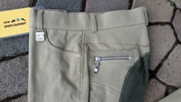 Neue HKM Vollbesatz Reithose Finja camel/olive Gr. 34 - 42 elast. Beinabschluß