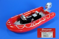 Schlauchboot Maßtab 1:25 (rot) Best.Nr..mz0005 v.Graupner