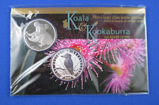 2009 Koala and Kookaburra 1 oz silver coins. Perth Mint Show - Anda Brisbane
