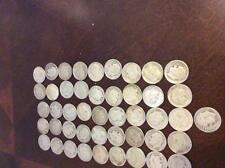 New listing
		46 Roosevelt Dimes silver early dates Us Coins 90% Silver Lot 122