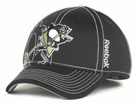 Pittsburgh Penguins NHL Hockey Reebok Center Ice Flexfit Cap Kappe NEU Size L/XL