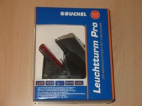 Büchel Fahrradbeleuchtung Set LEUCHTTURM PRO 40 Lux LED Scheinwerfer Akku 