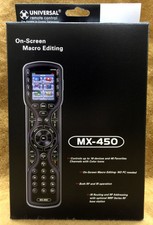 NEW URC Universal Remote MX450 Multibrand Remote w/ One-Touch Operation MX-450