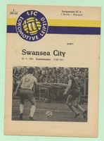 Orig.PRG    EC 2  81/82    1.FC LOK LEIPZIG - SWANSEA CITY FC  !!  SELTEN