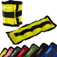 MOVIT® Gewichtsmanschetten Laufgewichte für Fuß- und Handgelenke 2 x 0,5 - 4 kg