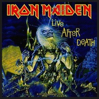IRON MAIDEN - Patch Aufnäher - Live after death 10x10cm