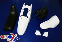 New YAMAHA PW 50 Plastics Plastic Kit Tank Seat Front & Rear Fender White