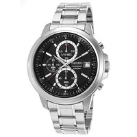 ECHT SEIKO Uhren Neo Sport Herren Chronograph Silber - sks445p1