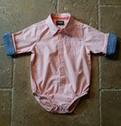 OshKosh B'gosh Striped Button - Front Bodysuit Onesie SIZE 24 MONTHS