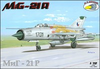    RV Aircraft 1/72 MiG-21R plastic kit   