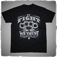 T-Shirt Böse Buben Club - in fight we trust ideal für ultras hooligans biker