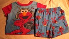  Toddler Boy's 2 Piece Short Pajama Set ....Size 3 T.........Elmo....