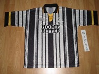 ORIG. MATCHWINNER NOTTS COUNTY FC MAGPIES HOME TRIKOT SHIRT 1993/94 XL X-LARGE