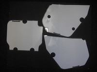Number Backgrounds Kawasaki KX 125 250 1990-1991 WHITE KX125 KX250 