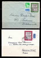 BRD 139+140 MARIENKIRCHE BRIEFE  GESTEMPELT  (260,00) siehe FOTO