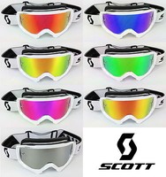 GOGGLE-SHOP MOTOCROSS MX BRILLE CHROM SPIEGEL LINSE passend für SCOTT HUSTLE
