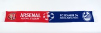 Schal FC Schalke 04 -Arsenal 2012 UEFA Champions League Hochwertige doppelseitig