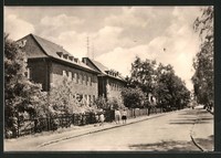 schöne AK Kirchmöser, Wohnhäuser an der Rathausstraße 