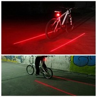 Nacht Fahrradbeleuchtung Fahradlampe Rückstrahler Schnalle LED ohne Batterie  