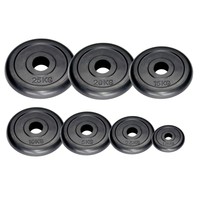 FOURSCOM® Rubber Hantelscheiben 1,25Kg/2,5Kg/5Kg/10Kg/15Kg/20Kg/25Kg Ø30mm