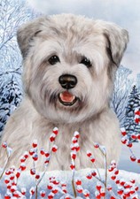 Garden Indoor/Outdoor Winter Flag - Blue Glen of Imaal Terrier 152141