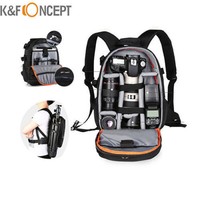 Wasserdicht DSLR SLR Kamerarucksack Video Fotorucksack Tasche mit Regenschutz