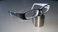 VOGUE ,Brille, Damenbrille, schmal, schwarz - weis  TOP Brillengestell - Fassung