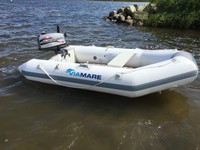 Schlauchboot Airdeck + 5 Ps Motor und Versand