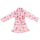 *New Komar Kids Girl's Strawberry Shortcake Plush Fleece Robe Pink SIZES 3T & 4T