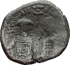Andronicus II Palaeologus Michael IX 1294AD Assarion RARE Byzantine Coin i59530
