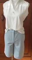 Süßes ärmelloses Golf- Shirt von CHERVO SPORTS   Gr.40   weiß / beige