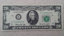 New listing
$20 1974 Federal Reserve Note, (Offset Printing Error)