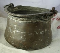 Kupfertopf Kupfer Topf Übertopf Pflanzkübel Nr 2192/08