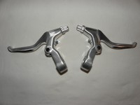 Bremshebel Paar Promax 3 Finger Rechte und Linke Seite Aluminium Silber  15202