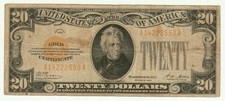 Gold Certificate $20,Series 1928,Nice Old Note