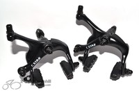 Rennradbremsen Bremsen Satz Rennrad VR+HR Aluminium schwarz