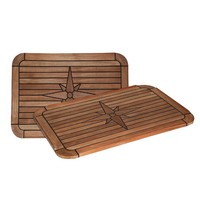 TALAMEX 37x60 TEAK TISCHPLATTE FÜR KLAPPTISCH BOOTSTISCH BOOT TISCH CAMPINGTISCH
