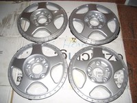 4x CENTERS STERNE W123 COUPE W124 190-er MAE AMG OZ RACING FUTURA 16 ZOLL 5x112
