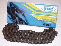 Marken-Kette, Kartkette KMC, für 428 Kart Ritzel, 56 Glieder, ISO 9001