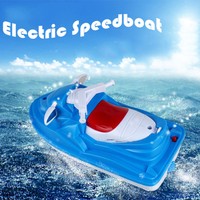 Speedboot Rennboot Speedboat Modell Schiff Kinder Wanne Toilette Spielzeug 2016