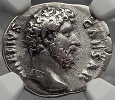 AELIUS Successor of Hadrian RARE 137AD Ancient Silver Roman Coin NGC VF i58201