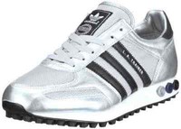 New Mens Adidas Orginals LA Silver/Black/White Trainers UK 3-11 U43301