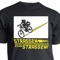 Nukular T-Shirt Motiv "Strassen..." Fahrrad Trikot, Zurück Zukunft, MTB DH, BttF