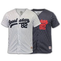 Herren Baseball T-shirt Von Soul Star Kurzärmelig