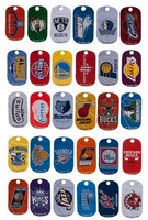 NBA Dog Tags - Basketball - Anhänger mit Kette / Dog Tag with chain - Alle Teams