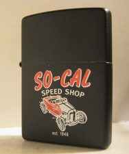 2000 ZIPPO SO CAL SPEED SHOP ROADSTER HOT ROD MINT UNFIRED